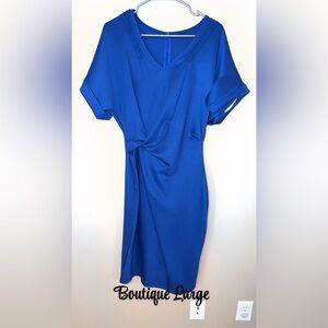 Royal Blue Midi Dress